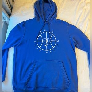 duke blue basketball hoodie